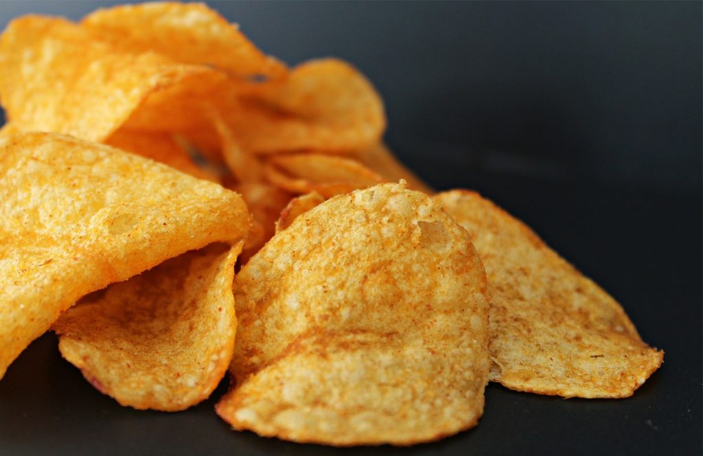 Potato chips are not great for nutritional value, but can provide a bit of relief while golfing. 